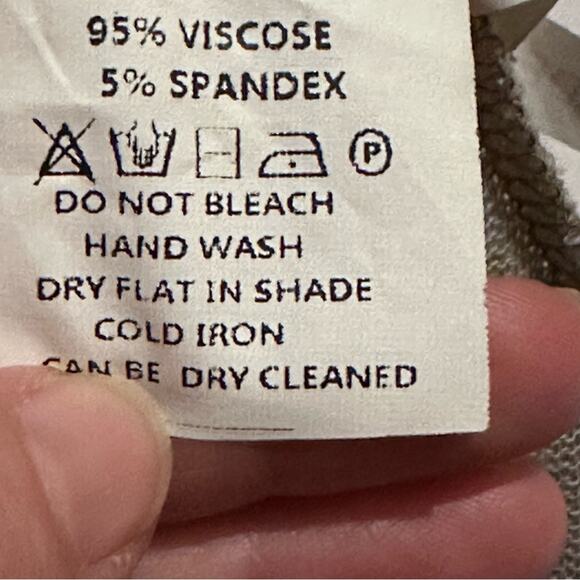 Fantazia Lace Neutral Taupe Sleeveless Top Women's M Medium - Picture 8 of 8